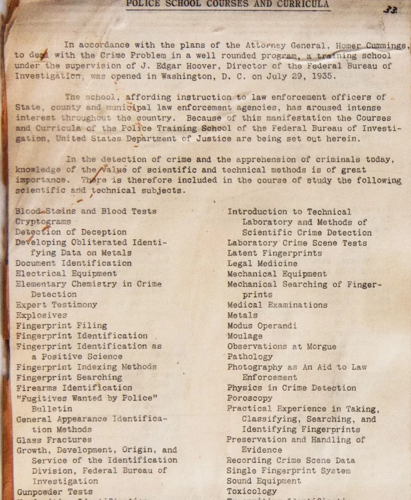 La academia del FBI cumple 90 años 1 Moncloa programa de estudios FBI Moncloa