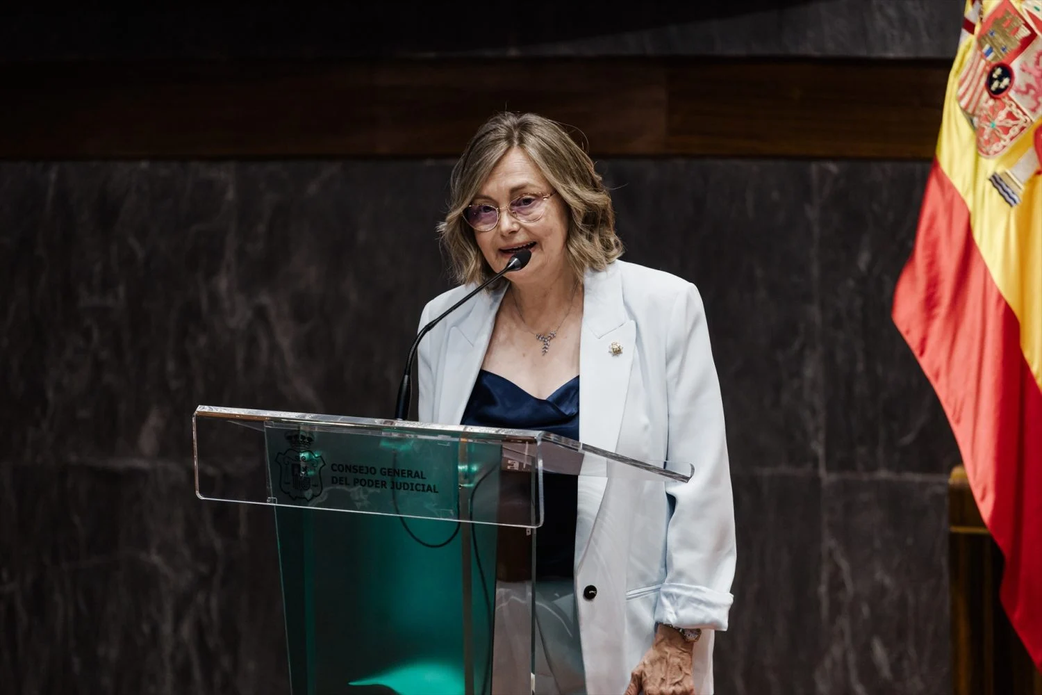 La vocal del CGPJ y presidenta del Observatorio contra la Violencia Doméstica y de Género, Esther Erice, explica el problema con las pulseras antimaltrato. EP