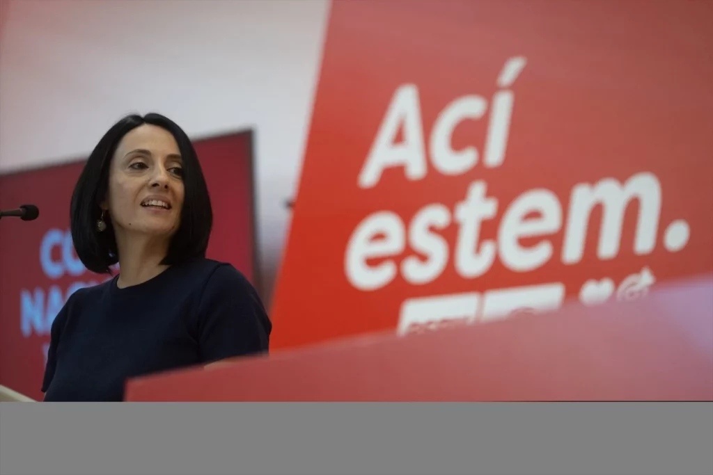 El PSOE arremete contra el PP: "El odio y la desmemoria" guían a Feijóo y Ayuso 1 Moncloa EuropaPress 6864606 secretaria organizacion psoe rebeca torro interviene comite nacional Moncloa