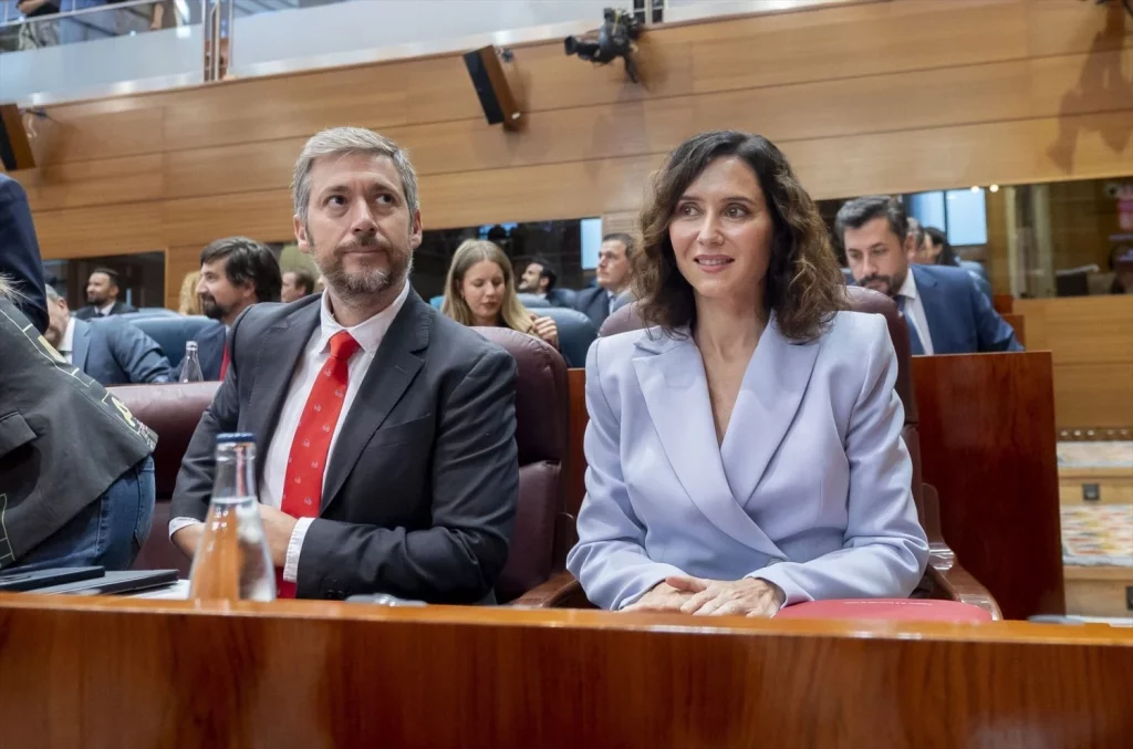 Ayuso rechaza la condonación de la deuda y lanza un dardo al Gobierno central 1 Moncloa EuropaPress 6946253 consejero presidencia justicia administracion local portavoz gobierno Moncloa