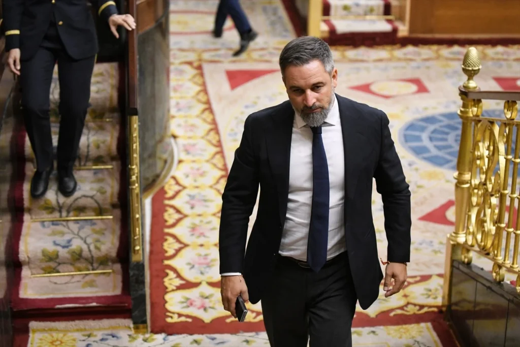 EuropaPress 6959033 lider vox santiago abascal sesion plenaria congreso diputados 16 septiembre Moncloa
