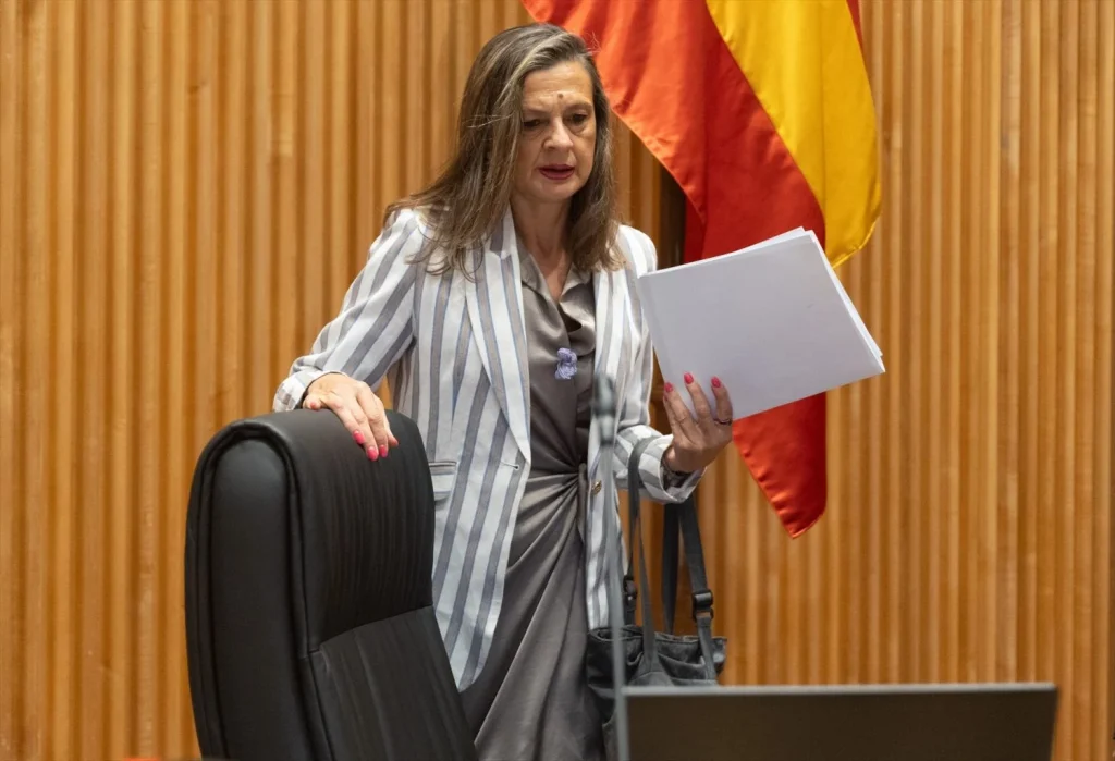 EuropaPress 6980518 delegada gobierno contra violencia genero carmen martinez perza comparece Moncloa