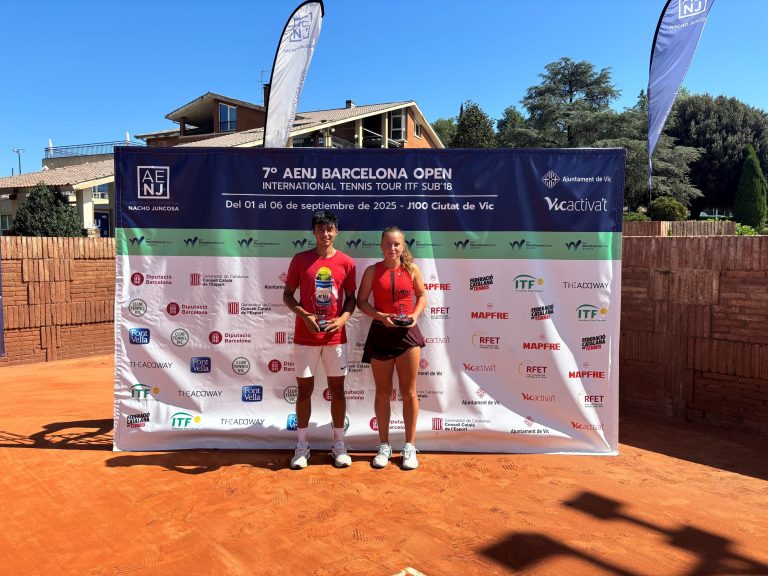 Kseniia Ruchkina y Aren Baybars ganadores del 7º AENJ Barcelona Open ITF – J100 Ciutat de Vic