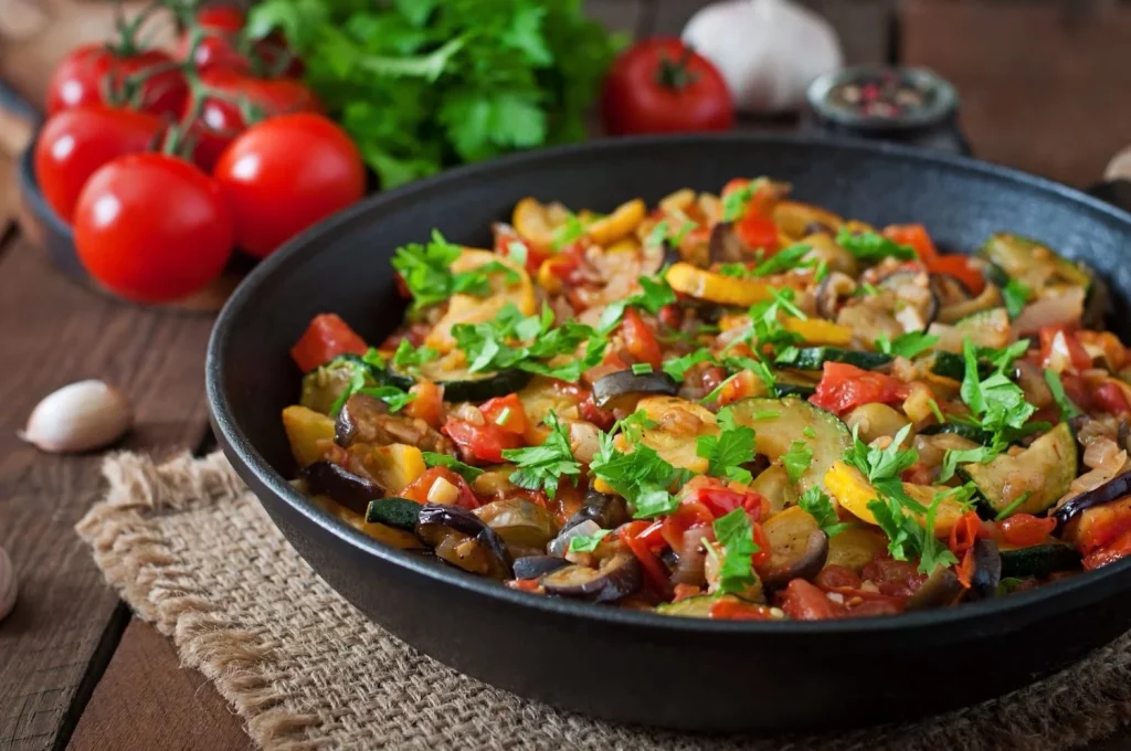 Ingredientes para un Ratatouille casero delicioso