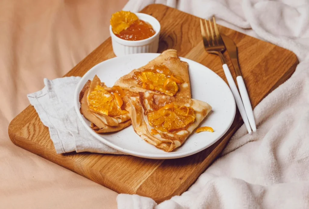 Ingredientes para unos deliciosos crepes de zanahoria