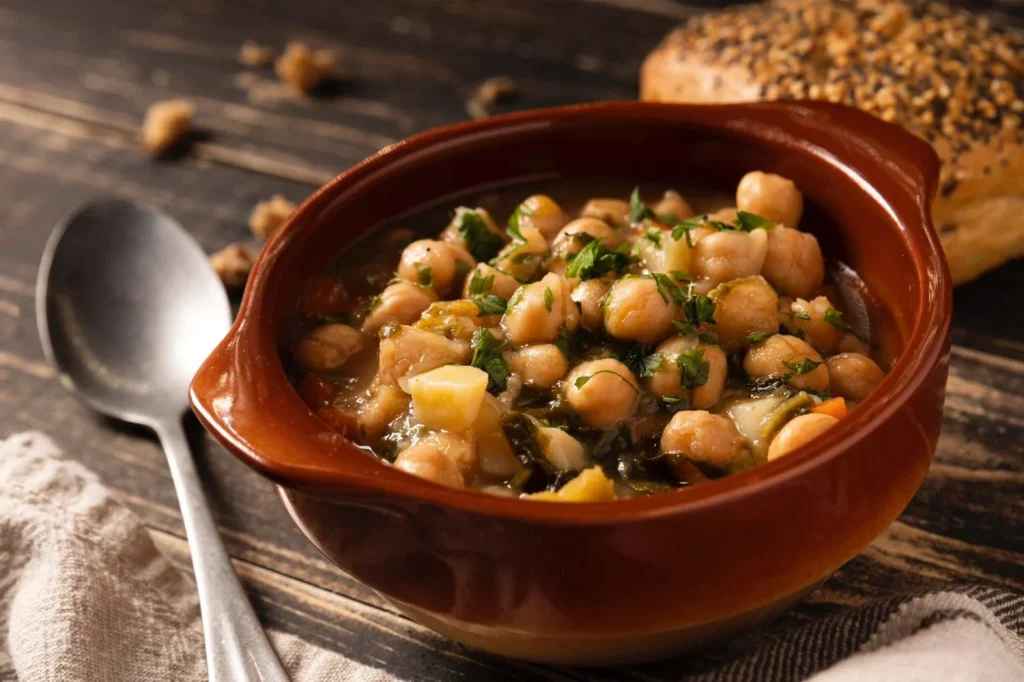 Ingredientes para unos deliciosos garbanzos