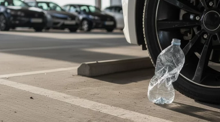 La Guardia Civil avisa: si ves una botella de plástico en la rueda de tu coche en un parking, no te acerques y llama al 062 inmediatamente