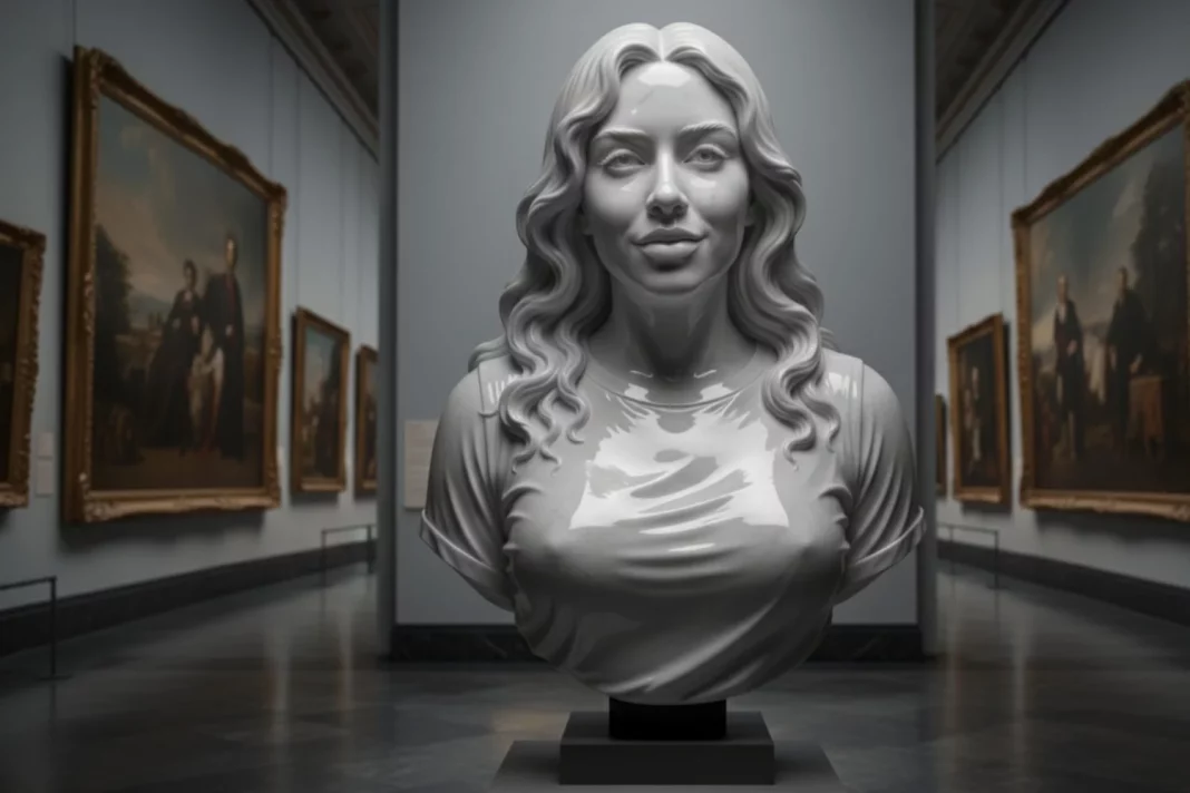 ¿Te gustaría ser una estatua de museo?