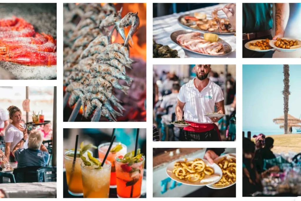 Gloria Cádiz (26), influencer, sobre el restaurante más surrealista de Málaga: "Los camareros no anotan, cada plato se subasta al mejor postor" 1 Moncloa Un restaurante frente al mar donde la comida no se hace esperar