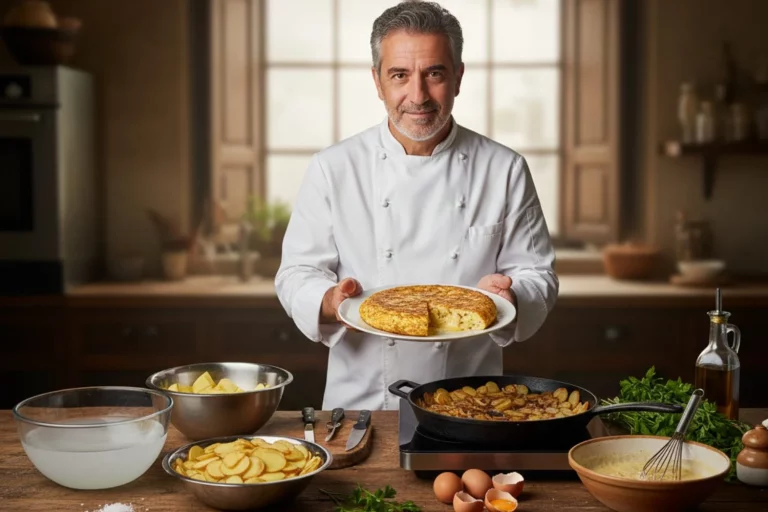 Antonio Casares (44) Chef Michelin: «La tortilla de patata no se puede ir en agua y con esta receta queda perfecta»