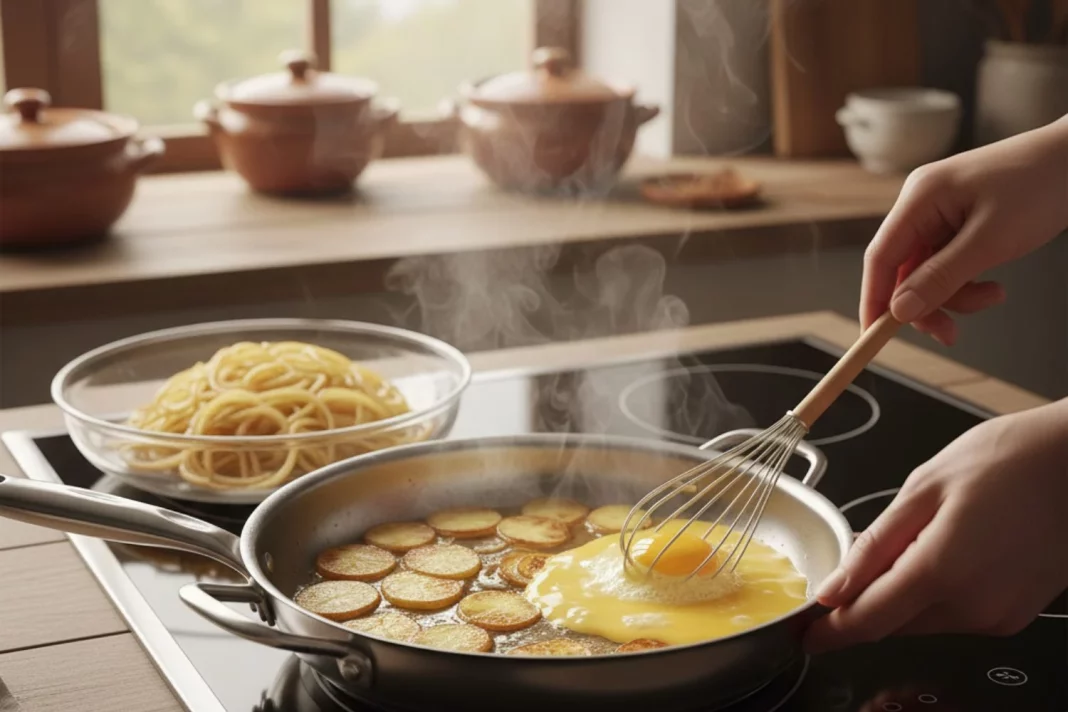 Paso a paso para la tortilla de patatas perfecta