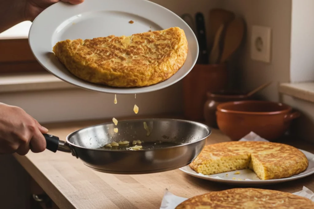 Antonio Casares (44) Chef Michelin: "La tortilla de patata no se puede ir en agua y con esta receta queda perfecta" 3 Moncloa El truco para voltear la tortilla de patata