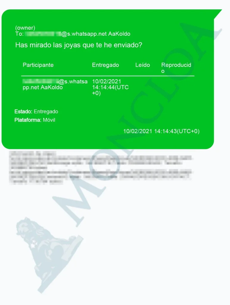Koldo García a su mujer Patricia: "Necesito pulseras para la pu..." 4 Moncloa 20210210 Patricia Aakoldo A.1.1. EV2 13 Moncloa