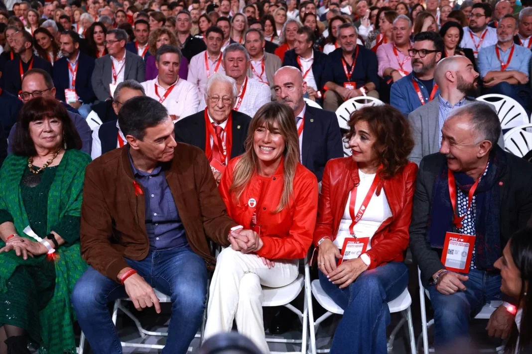Begoña Gómez en el 41 Congreso Federal del PSOE. EP