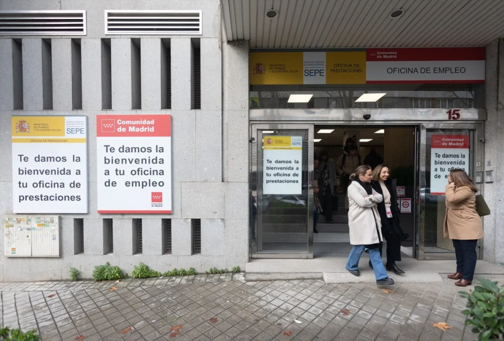 EuropaPress 6557215 fachada oficina inem marzo 2025 madrid espana numero parados registrados Moncloa