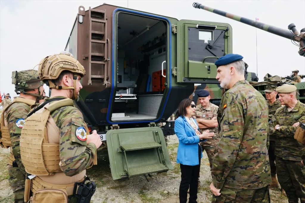 EuropaPress 6788004 rey felipe vi visita base cincu marco viaje rumania eslovaquia visitar Moncloa