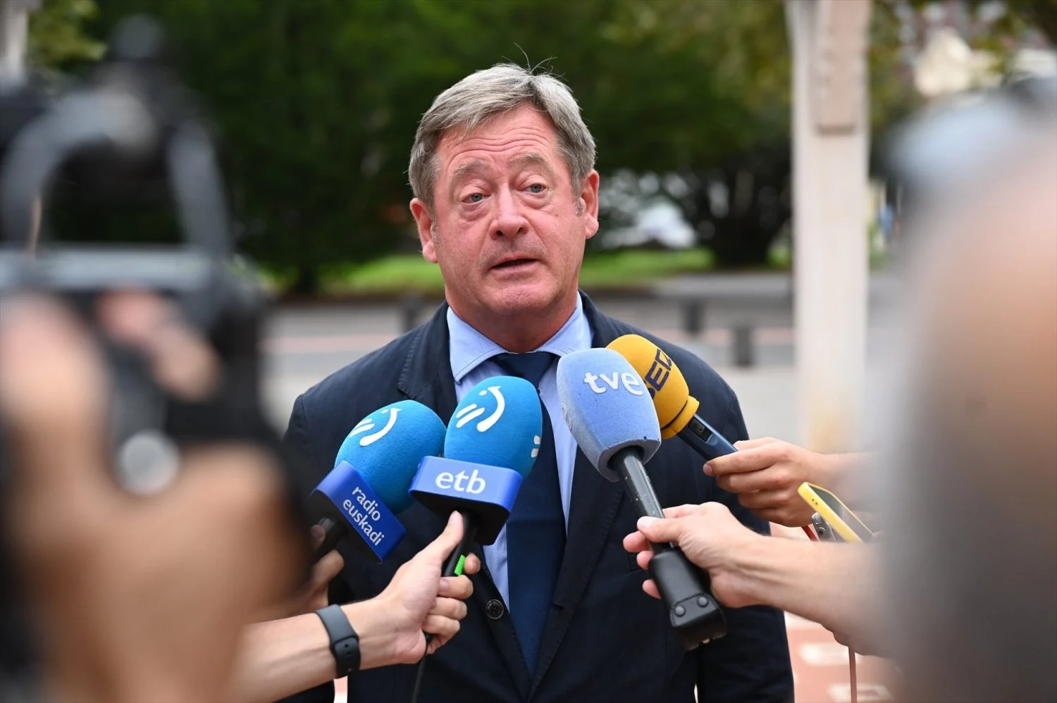 El consejero de Seguridad vasco, Bingen Zupiria. EP