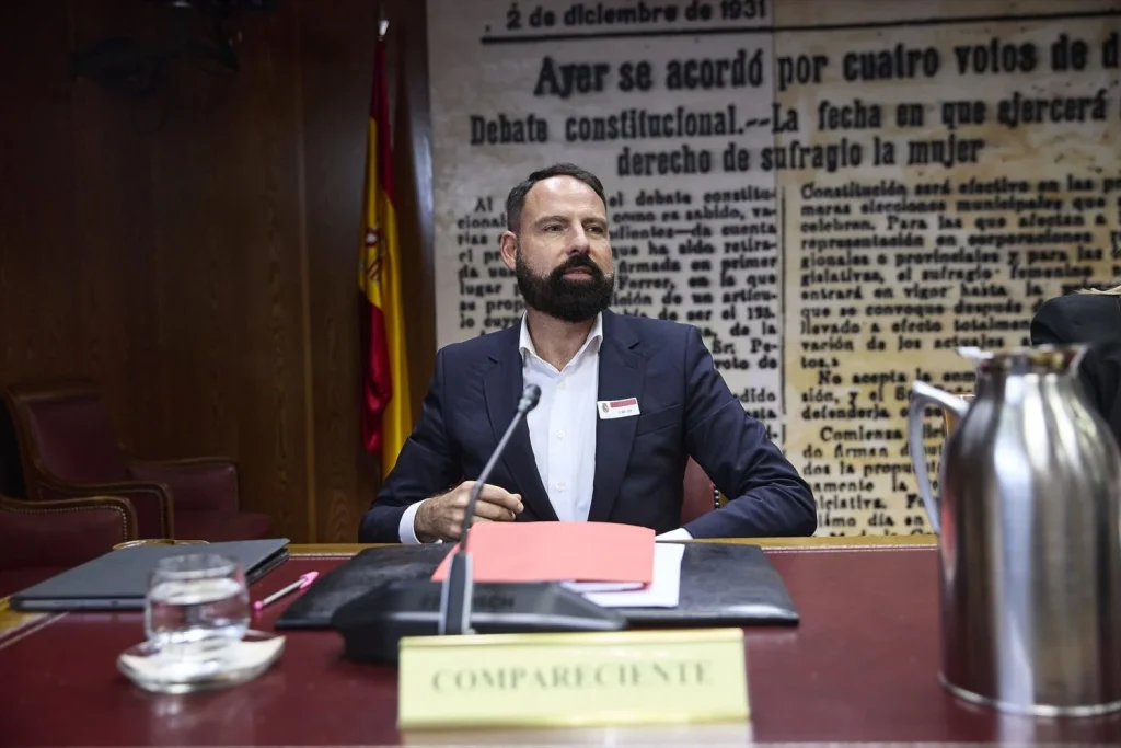 Caso Koldo: La sospecha de una financiación ilegal del PSOE llega al Supremo 5 Moncloa EuropaPress 6955719 presidente enusa mariano moreno pavon comparece comision investigacion caso Moncloa
