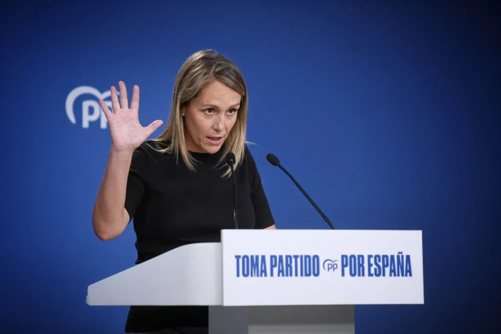 EuropaPress 6973811 vicesecretaria coordinacion sectorial pp alma ezcurra ofrece rueda prensa Moncloa
