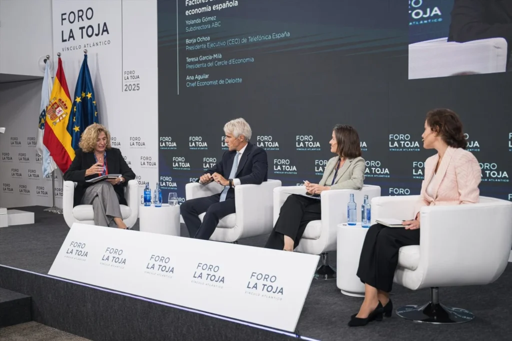 EuropaPress 6999576 i d subdirectora abc yolanda gomez presidente ejecutivo ceo telefonica Moncloa