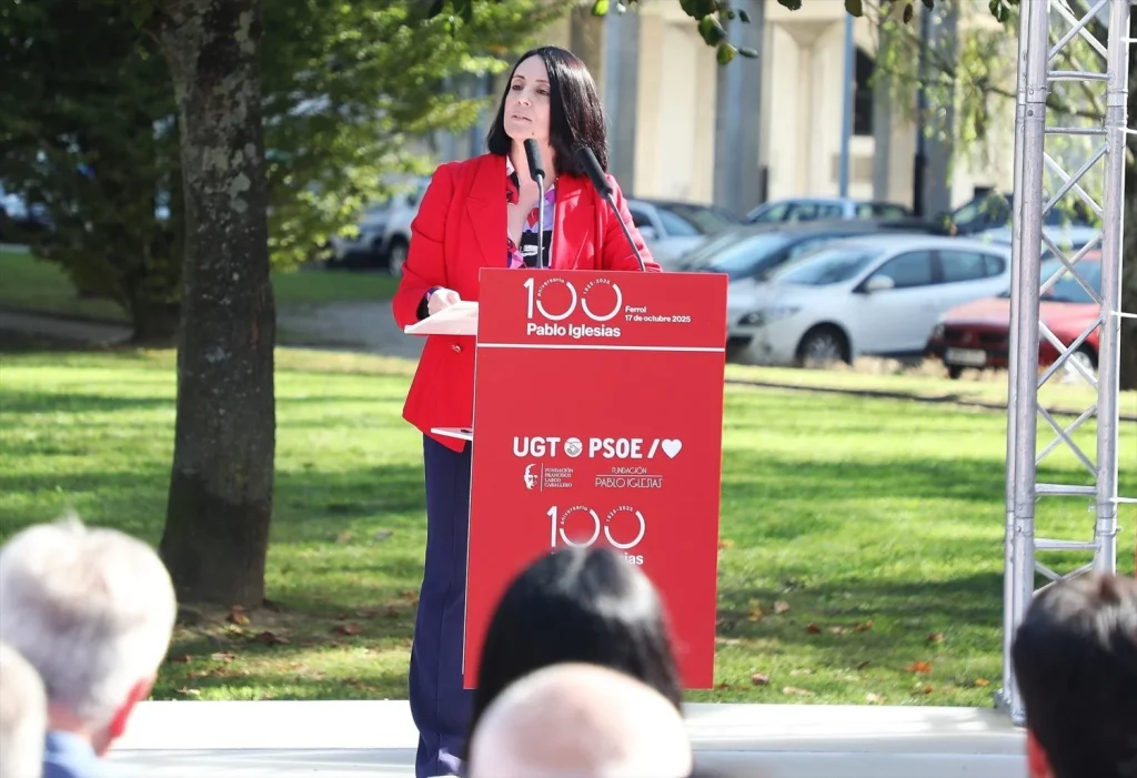 Rebeca Torró acusa a Feijóo de "tapar" la "gestión criminal" de sus barones autonómicos 1 Moncloa EuropaPress 7033304 secretaria organizacion psoe rebeca torro celebracion nacimiento pablo Moncloa