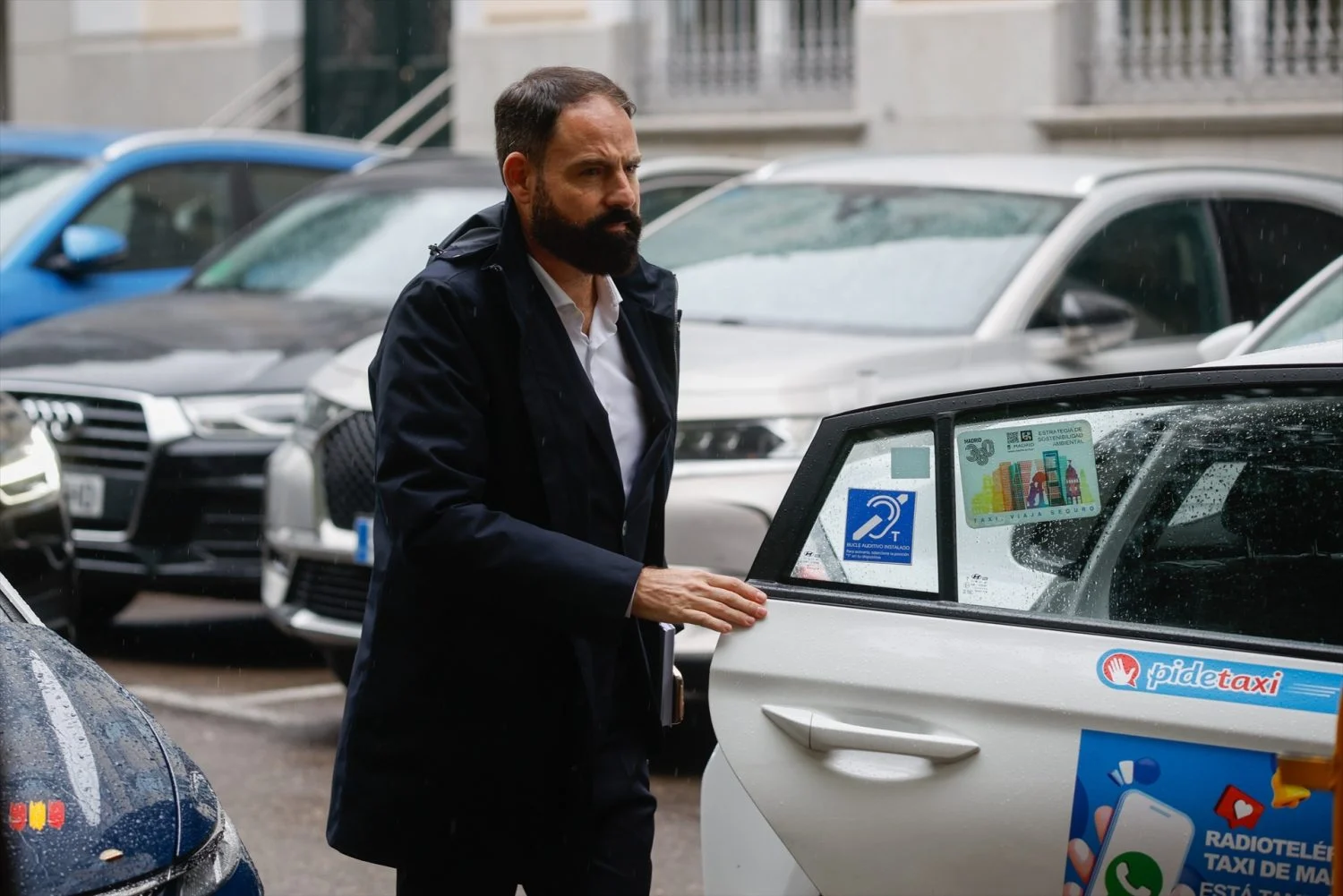 Mariano Moreno, ex gerente del PSOE, llegando al Tribunal Supremo. EP