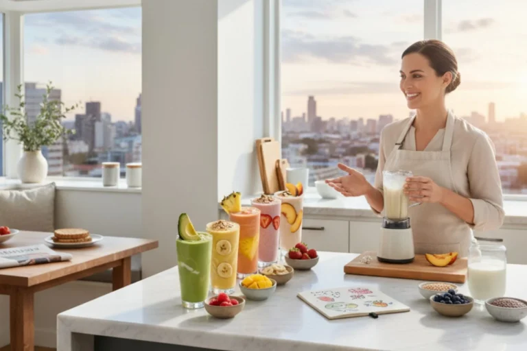“Los batidos son perfectos para comenzar el día lleno de energía”: Dra. Sara Padilla (29), nutricionista, comparte 5 recetas para toda la semana