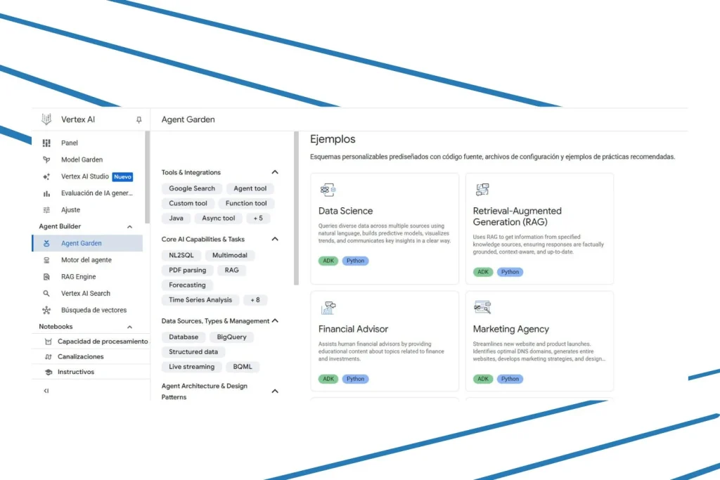 Rubén Fernández (38), informático, sobre la nueva biblioteca de Google: “Nadie está hablando de «Agent Garden», donde puedes crear tu propio modelo de IA” 2 Moncloa Con esta novedad de Google no necesitas saber de programación