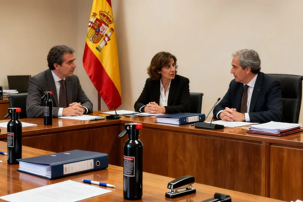 Regulación del gas pimienta en España