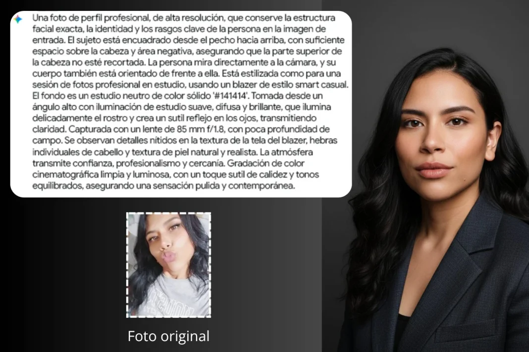 Este prompt de Gemini transforma tus selfis en fotos profesionales