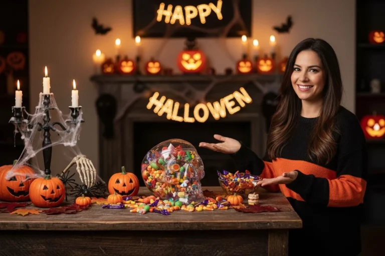 "Lidl lanza esta calavera llena de golosinas que además sirve para ambientar Halloween", explica la experta en decoración Rita Alcalá (35)