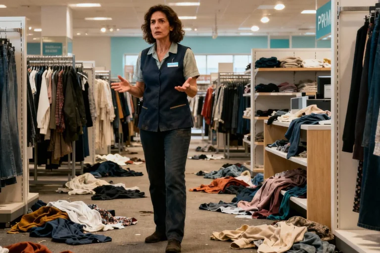 Sonia Cuesta (44) ex-cajero de Primark lo revela: "Hay una razón por la que la ropa está tirada por el suelo y es una estrategia para que compres más por ansiedad"