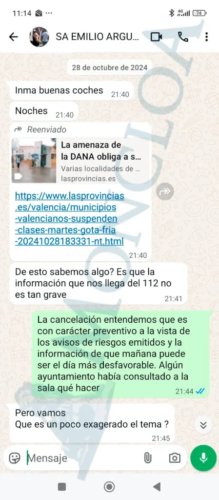 El secretario de Emergencias antes de la DANA: "¿Es un poco exagerado el tema?" 1 Moncloa 1 2 Moncloa