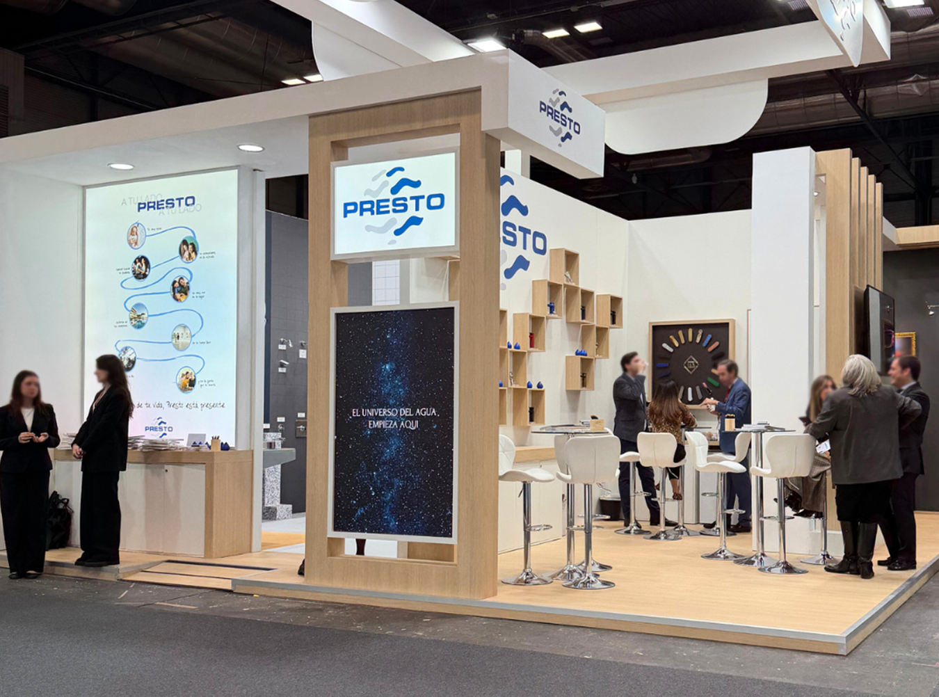 Presto Ibérica destaca en C&R 2025 con su ruta experiencial integral para profesionales 1 Moncloa 6 Estand feria presto copia Moncloa