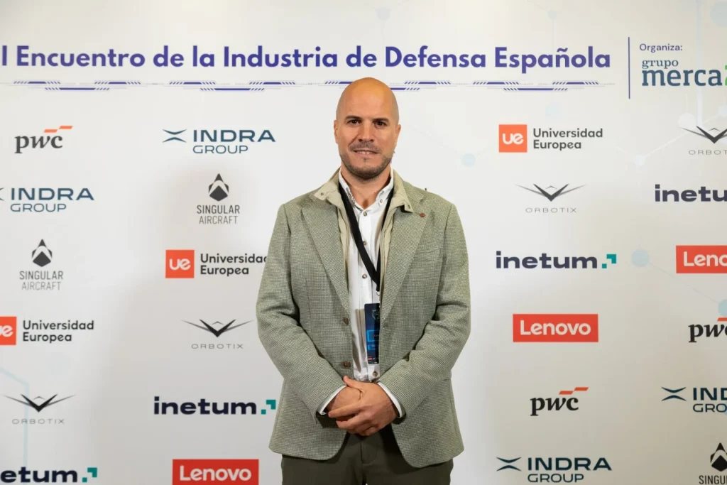 Carlos Hernández Mendez, Responsable de Cuentas Estrategicas AAPP LENOVO, en el I Encuentro de la Industria de Defensa Española