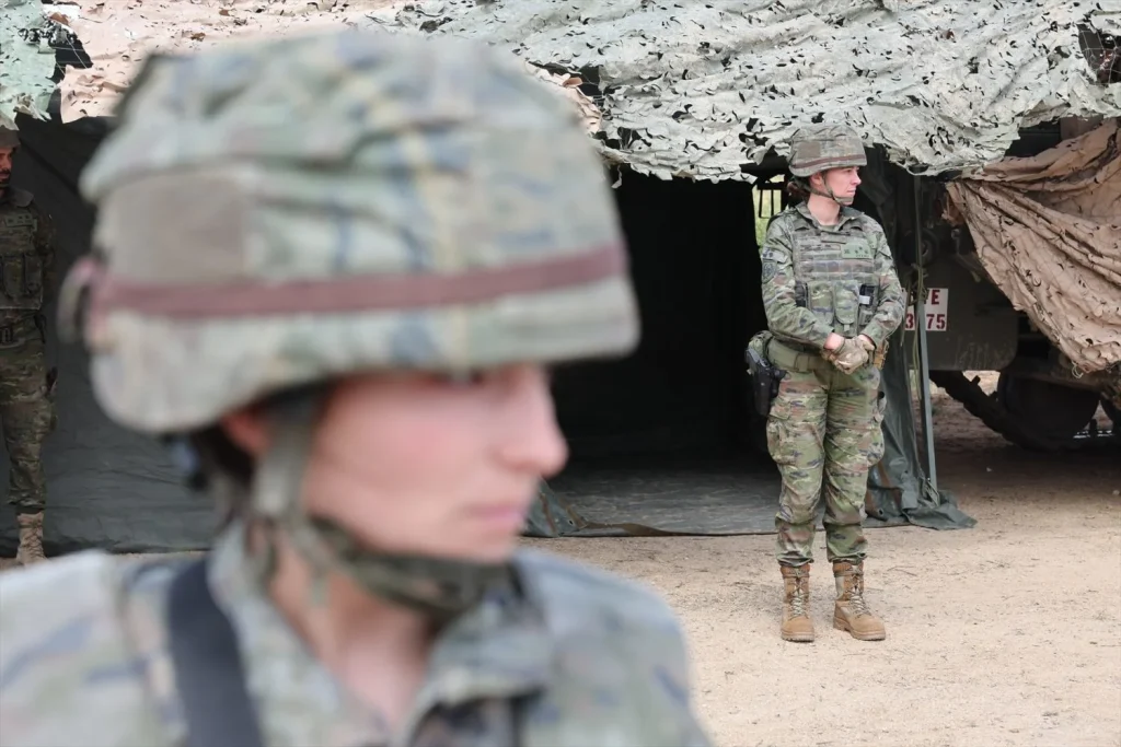 Este es el papel de la Brigada 'Guadarrama' XII en su misión en el Líbano 2 Moncloa EuropaPress 5966782 militares brigada guadarrama xii base militar goloso 17 mayo 2024 madrid Moncloa