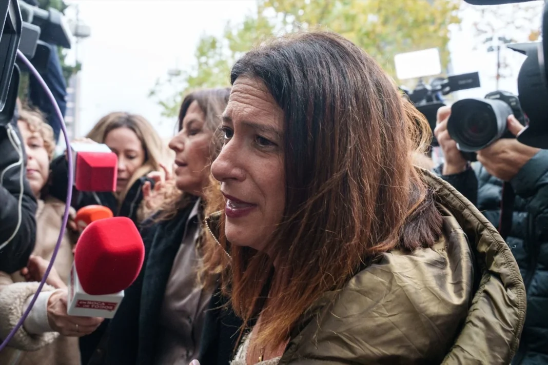 EuropaPress_7105642_leire_diez_llegada_juzgados_plaza_castilla_declarar_caso_leire_diez_17 Leire Díez a su llegada a los juzgados. EP