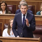 Feijóo arremete contra Sánchez en el Congreso: «La cloaca es Ferraz y usted la llevó a Moncloa»
