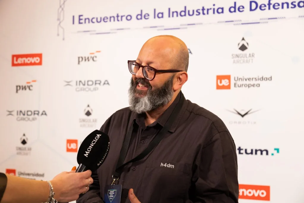Fernando Cocho, Experto en Inteligencia y Ciberseguridad, en el I Encuentro de la Industria de Defensa Española.