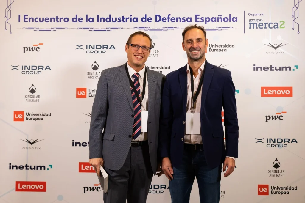 Miguel Ángel García, Director Escudo Digital, y Oscar Ruiz, Exmilitar OTAN