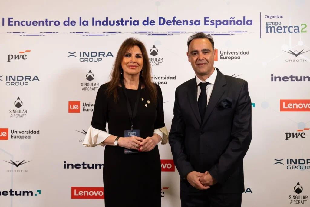 Natividad Carpintero Santamaría, Secretaria General de Eurodefense España, Andrés Hernández Grupo Merca2