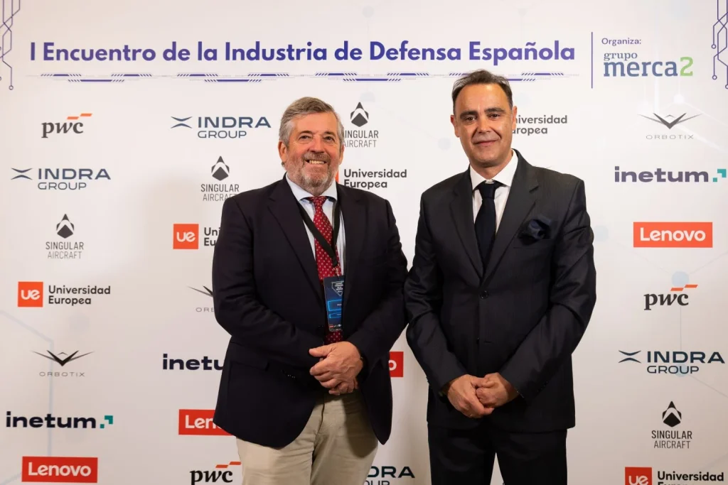 Pedro Diez, Presidente TECDUAL, y Andrés Hernández, de Grupo Merca2