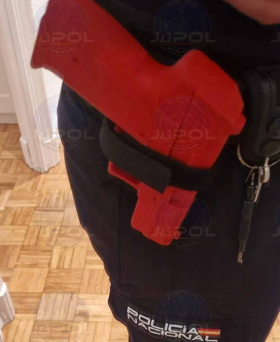 Una imagen distribuida por el sindicato Jupol de Policía Nacional. JUPOL