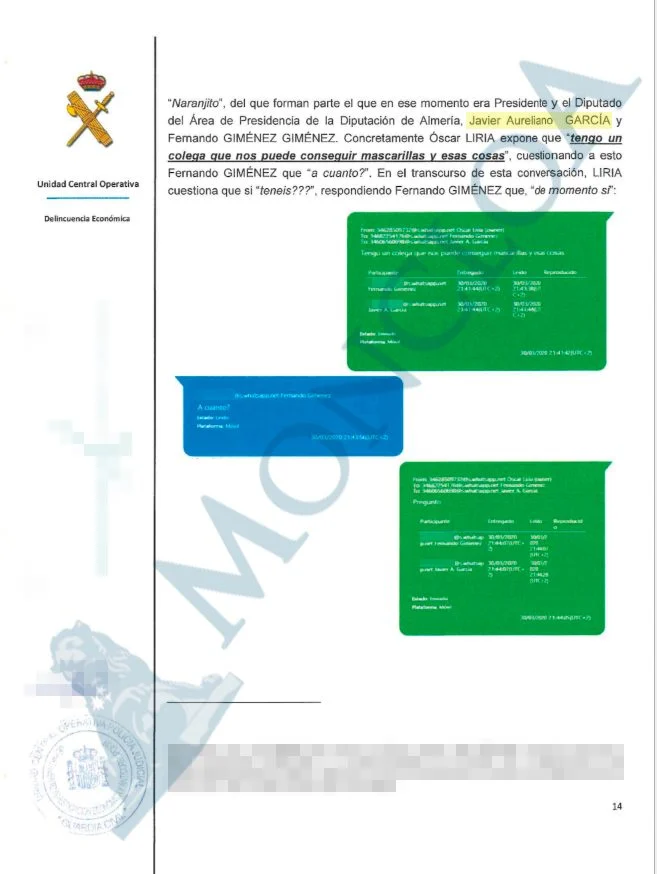El 'caso mascarillas' de Almería nació de una investigación por narcotráfico 1 Moncloa almeria 1 Moncloa