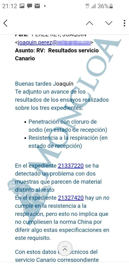 El número 2 de Yolanda Díaz conocía los fallos en las mascarillas canarias de Torres 1 Moncloa captura pruebas sevilla Moncloa