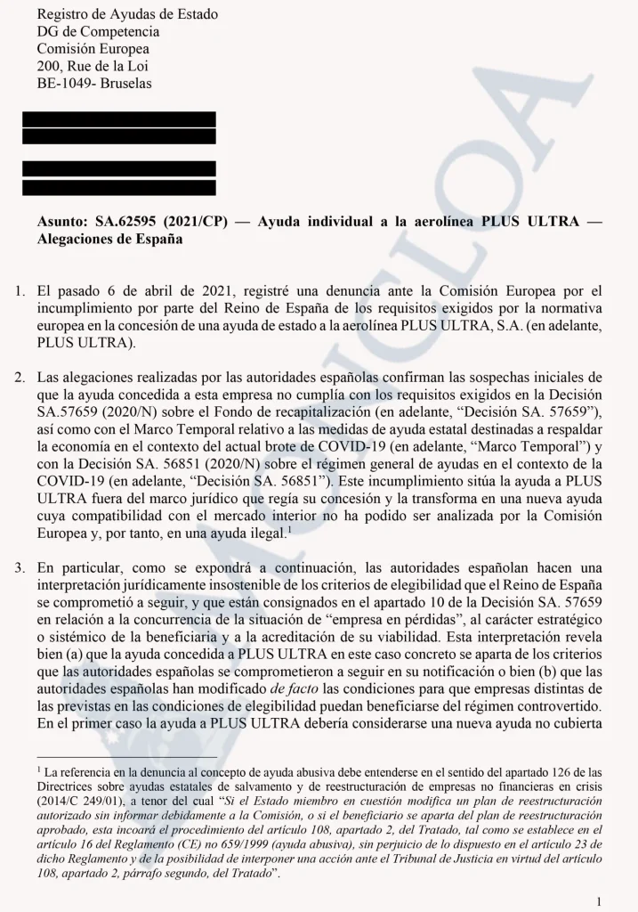 Un informe que desmonta el rescate de Plus Ultra originó la investigación 1 Moncloa 1 2 Moncloa