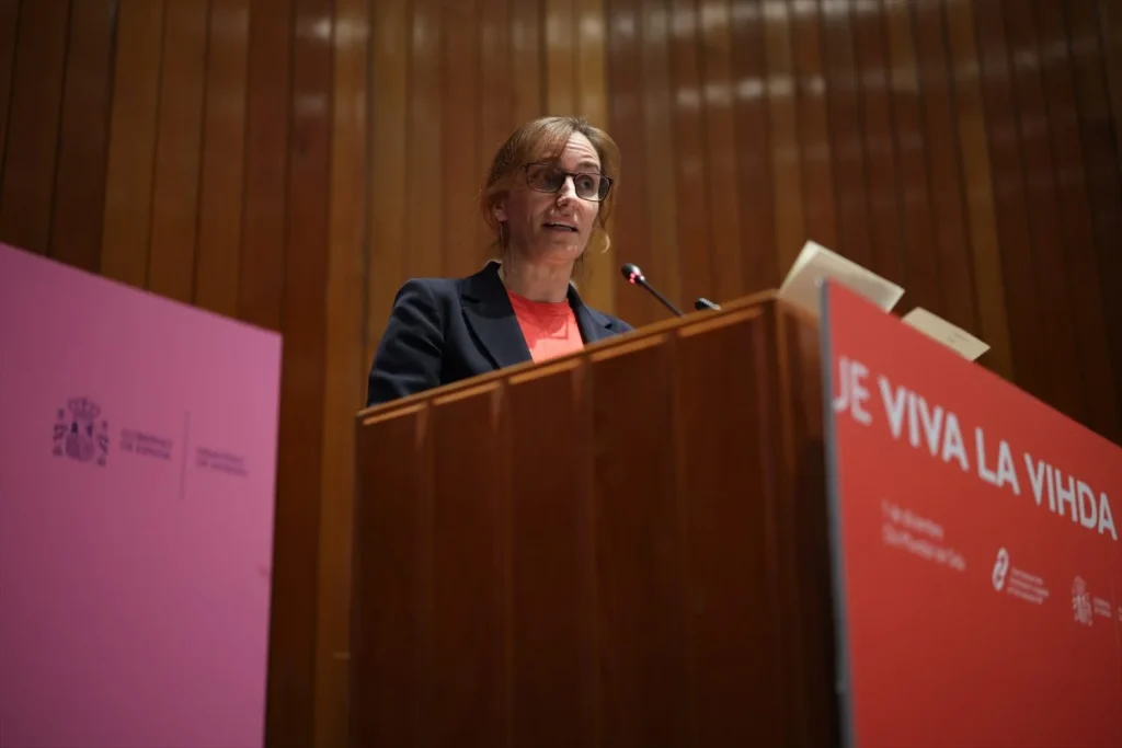 La sanidad madrileña a examen en Bruselas por el 'Caso Torrejón' 2 Moncloa EuropaPress 7139689 ministra sanidad monica garcia interviene jornada dia mundial sida Moncloa