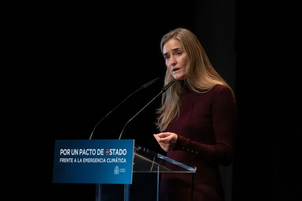 La vicepresidenta tercera y ministra para la Transición Ecológica, Sara Aagesen (fuente: agencias)