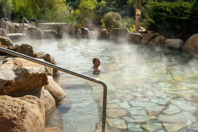 Conoce estas aguas calientes a 40º en invierno: baños que revitalizan y te esperan en enero
