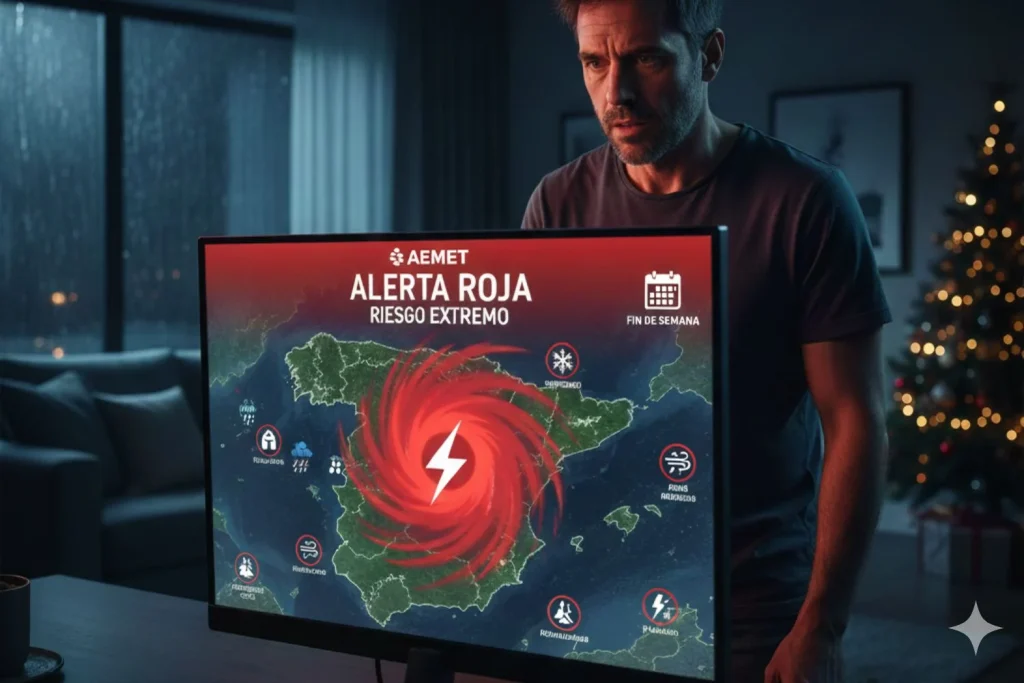 ¿Qué hacer si la AEMET lanza una alerta roja o naranja? 
